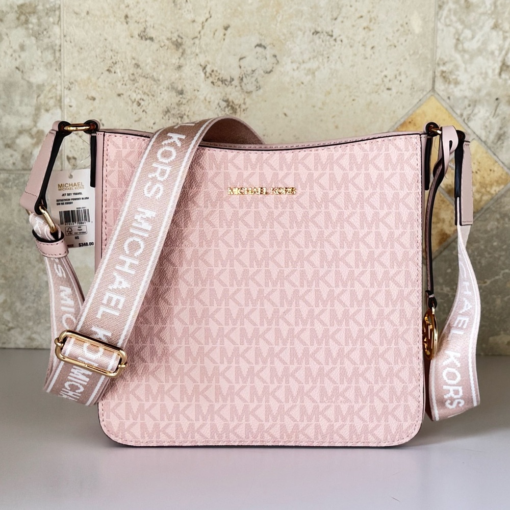 Michael Kors Jet Set Travel Small Crossbody Bag MK Pink